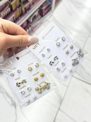 Kit Brincos Ouro /Prata separar que estevem disponível