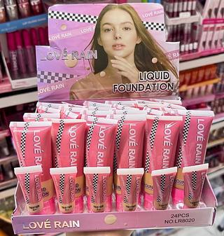 Base Líquido Love Rain Cores separar que estevem disponíveis