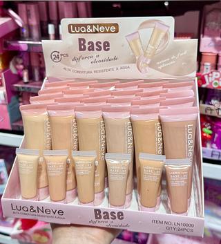 Base Liquido lua e Neve Cores separar que estevem disponível