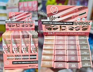 Caneta para sobrancelha com escova My life Cores separar que estevem disponíveis