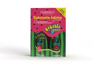 Kit Sabonete Íntimo Melancia Babablu Charmelle
