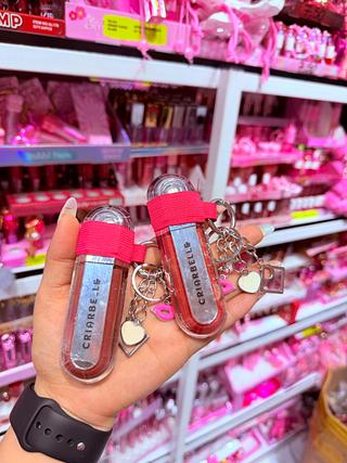 LIP GLOSS COM CHAVEIRO CRIABELLE CORES SEPARAR QUE ESTEVEM DISPONIVEIS