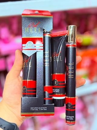 Kit perfume e loção Hidratante RED HEEL JNY