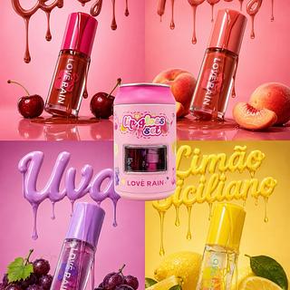Kit lip gloss love Rain