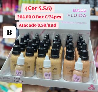 Base fluida ( Grupo B ) ( Cor 4.5.6) Bria Beauty ( Cor Sortido )