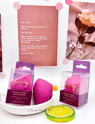 Esponja para maquiagem Luxury Face Beautiful