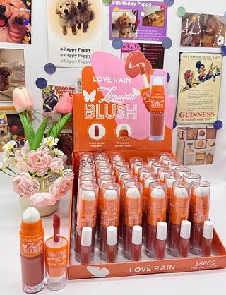 Blush Liqudio com Esponja Love Rain