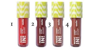 Batom Líquido G1 (1.2.3.4) Made In cores separar que estevem disponíveis Melu