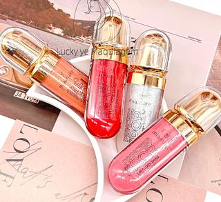 Lip Gloss Shine princesa Mia Make Cores separar que estevem dispoiveis