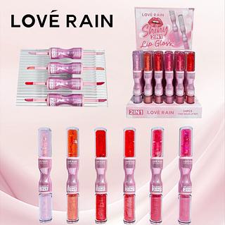 Lip gloss 2 in 1 Love Rain ( Cores separar que estevem disponível)