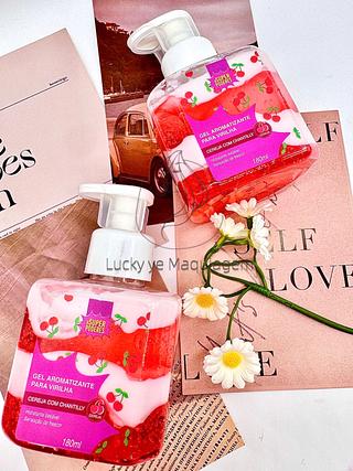 Gel de Aromatizante para virilha Cereja com Chantilly Super Poderes