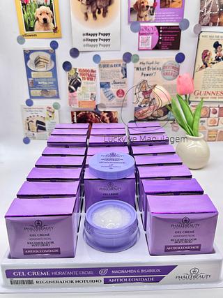 Gel creme Hidratante Facial Regenerador Noturno Phallebeauty