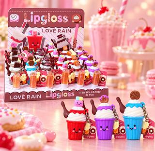 LIP GLOSS LOVE RAIN CORES SEPARAR QUE ESTEVEM DISPONIVEIS