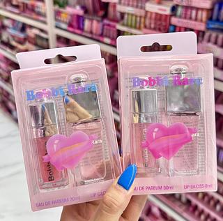 Kit perfume + Lip Gloss Bobbi Rara