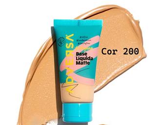 Base líquido cor 200 adversa