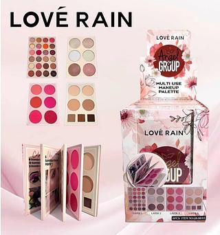 Paleta de sombra estojo livro love Rain