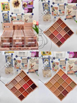 Paleta de sombra Miss rose Cores separar que estevem disponíveis