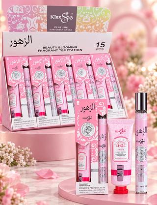Kit perfume e protetor solar