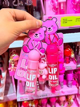 LIP GLOSS COM CHAVEIRO COCOFLEUR CORES SEPARAR QUE ESTEVEM DISPONIVEIS