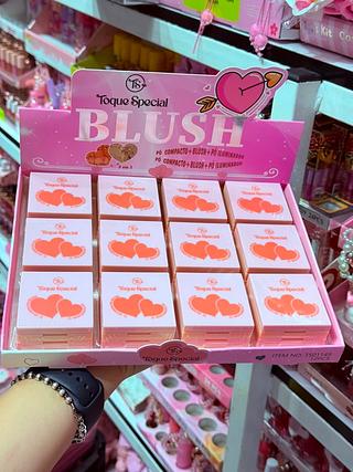 ESTOJO BLUSH E PÓ COMPACTO E ILUMINADOR TOQUE SPECIAL CORES SEPARAR QUE ESTEVEM DISPONIVEIS