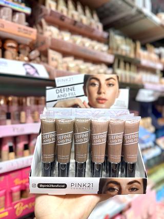 MÁSCARA PARA Sobrancelha Pink 21 ( Cor Sortido )