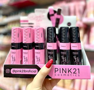 Máscara para cílio 2 em 1 Double Take Pink 21 cores separar que estevem disponíveis