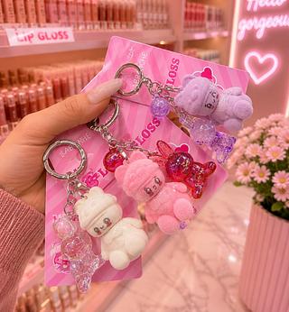 Lip gloss Com Chaveiro Labranche cores separar que estevem disponível