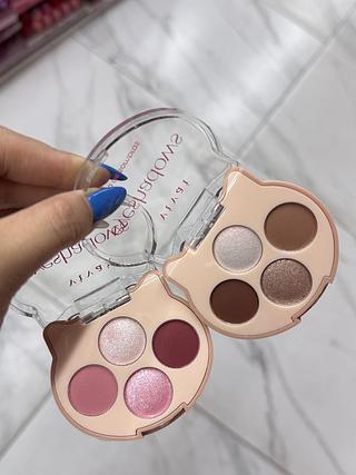 Paleta de sombras Eyeshadows Vivai Cores separar que estevem disponível
