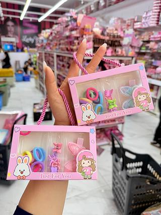 Kit xuxinho infantil de cabelo Cores separar que estevem disponível