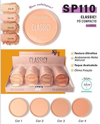 Po compacto ( Cor Sortido ) SP Colors