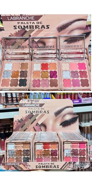 Paleta de Sombra Labranche Cores separar que estevem disponível