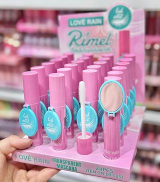 Máscara para cílio Incolor Com espelho love Rain