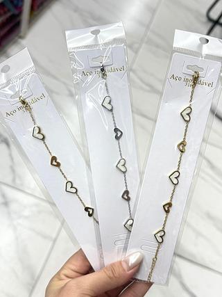 Pulseira Ouro /Prata Cores separar que estevem disponíveis