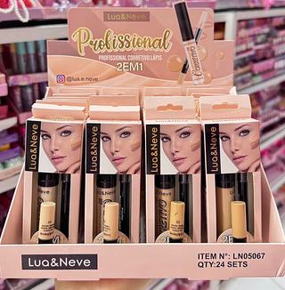 Corretivo + Lápis Lua e neve Cores separar que estevem disponível