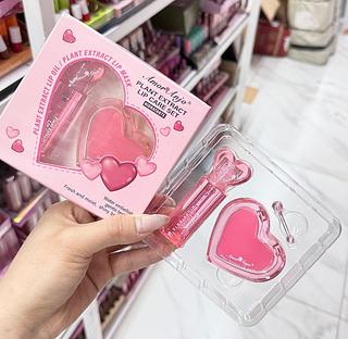 Lip Gloss + Balm Amor Anjo Rosa