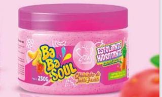 Esfoliante Hidratante BabaSoul (MELANCIA MORANGO UVA VERMELHO FRUTAS TUTTI-FRUTTI) SOUL