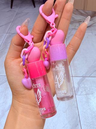 LIP GLOSS COM CHAVEIRO 4 ANGELS CORES SEPARAR QUE ESTEVEM DISPONIVEIS