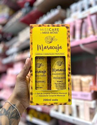 Kit de limpeza e Hidratação (Maracujá)Miss rose