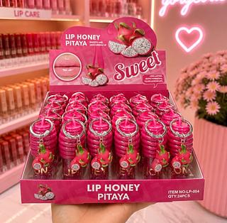 Lip gloss Com chaveiro Pitaya