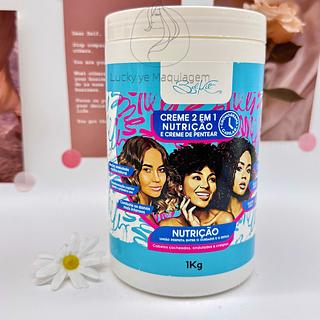 Creme 2 em 1 nutrição e creme de pentear Belkit