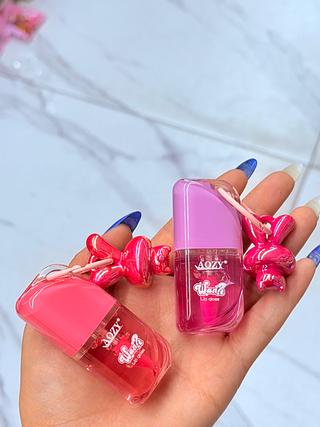 Lip gloss Com Chaveiro Anzy Cores separar que estevem disponíveis