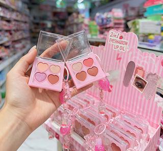 Paleta de sombra Lucky Model Cores separar que estevem disponível