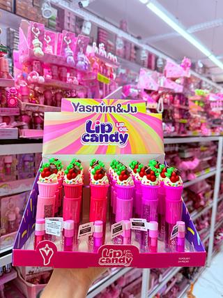 LIP OIL LIP CANDY YASMIM JU CORES SEPARAR QUE ESTEVEM DISPONIVEIS