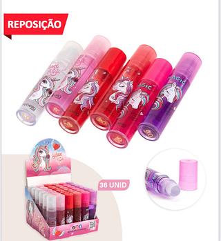 Lip Oil Unicórnio Febella Cores separar que estevem disponível