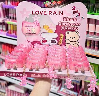 Blush e Contorno 2 em 1 Love Rain Cores separar que estevem disponível