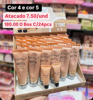 Base Líquido Matte Belle Angel ( Cor 4 e 5 ) ( Cor Sortido )