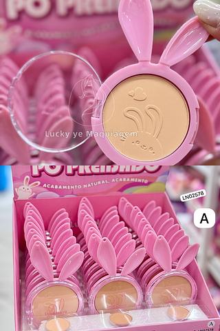 Pó Compacto Lua E Neve Cores separar que estevem disponíveis