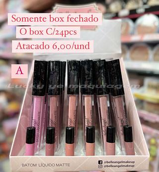BATOM LIQUIDO MATTE GRUPO A BOX FECHADO BELLE ANGEL