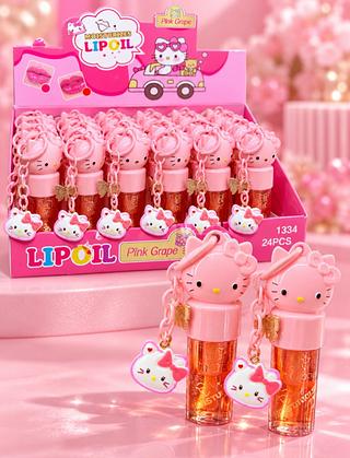 LIP GLOSS COM CHAVEIRO PINK GRAPE