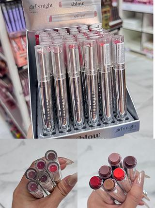 Lip Balm Girls Night Cores separar que estevem disponíveis